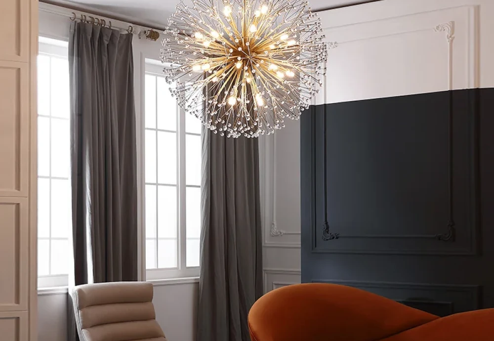 crystal and bronze chandelier